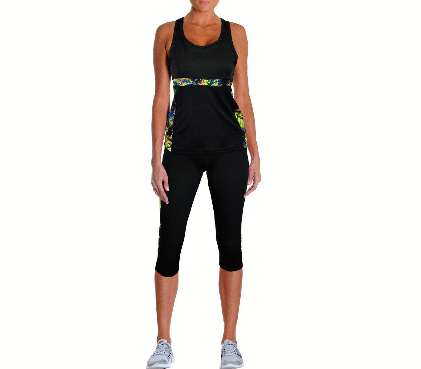 Ensemble de sport pour femmes GUINONE débardeur et leggings mollet en 3 couleurs
