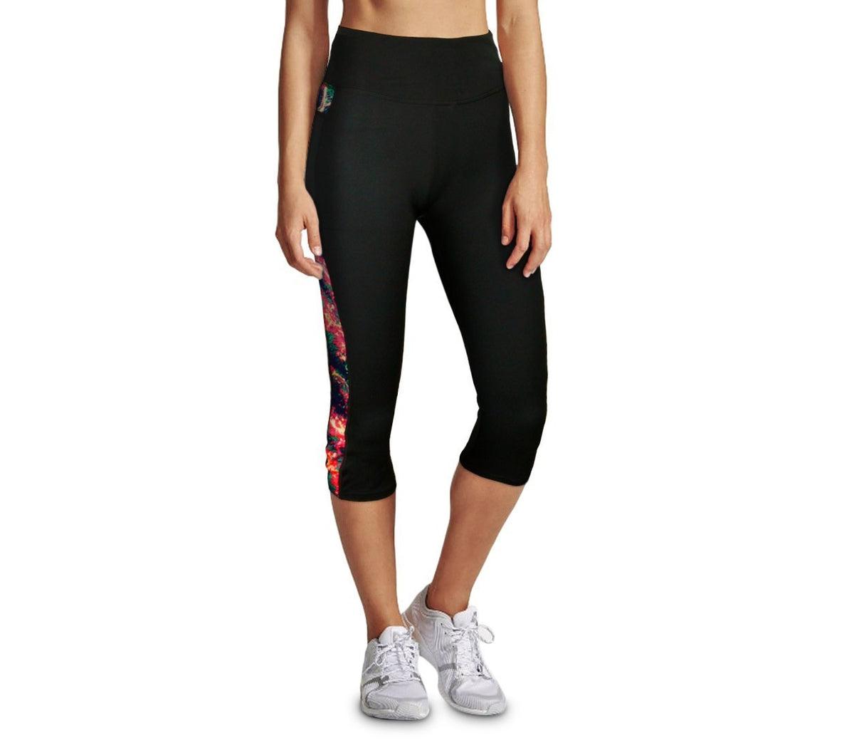 - KZ-290 Leggings de sport mollet pour femmes en tissu respirant taille haute