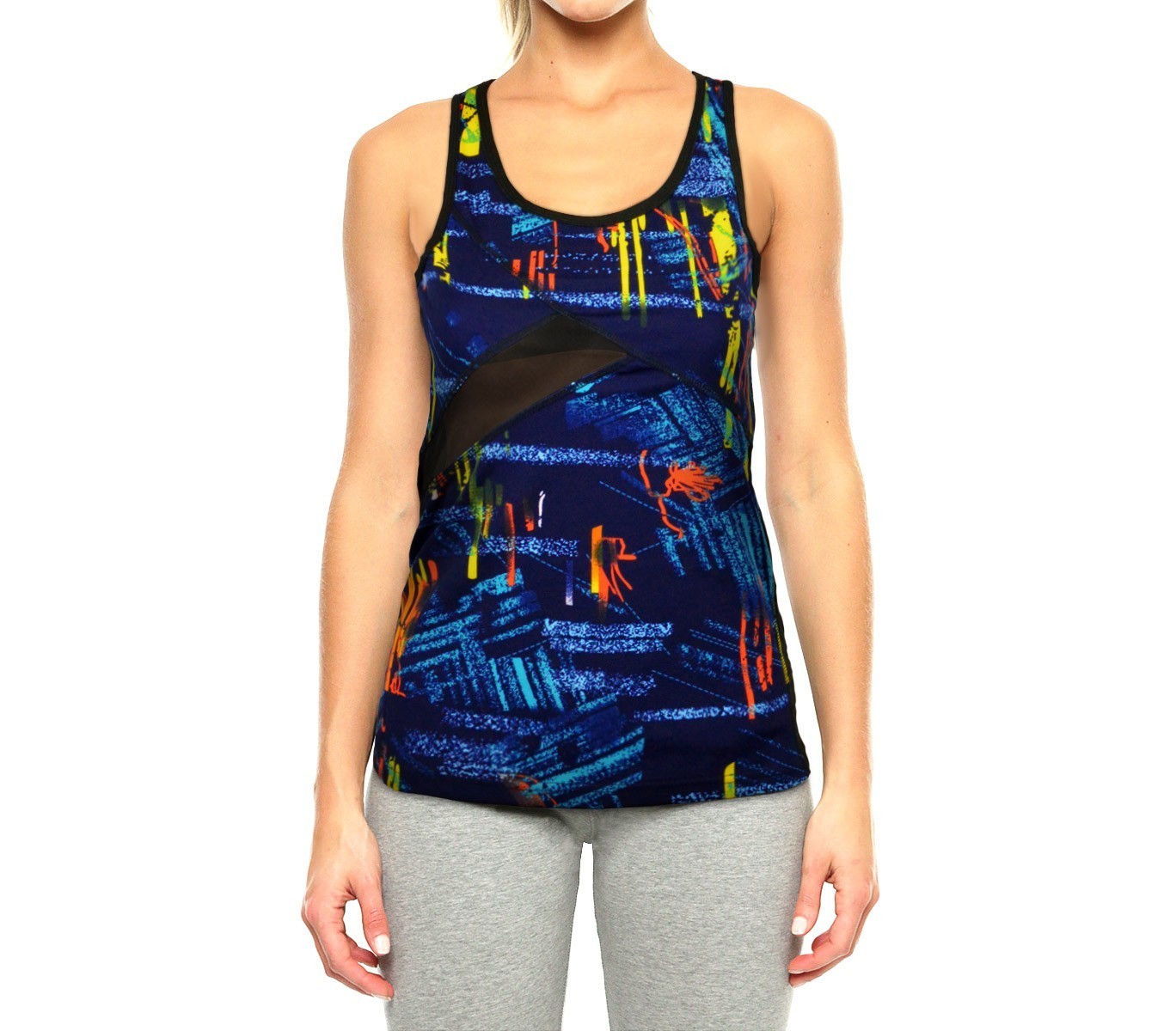 KZ-304 Débardeur de sport pour femmes en tissu respirant taille haute