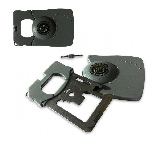 Multi-outils 11 en 1- carte survie - multi-fonction