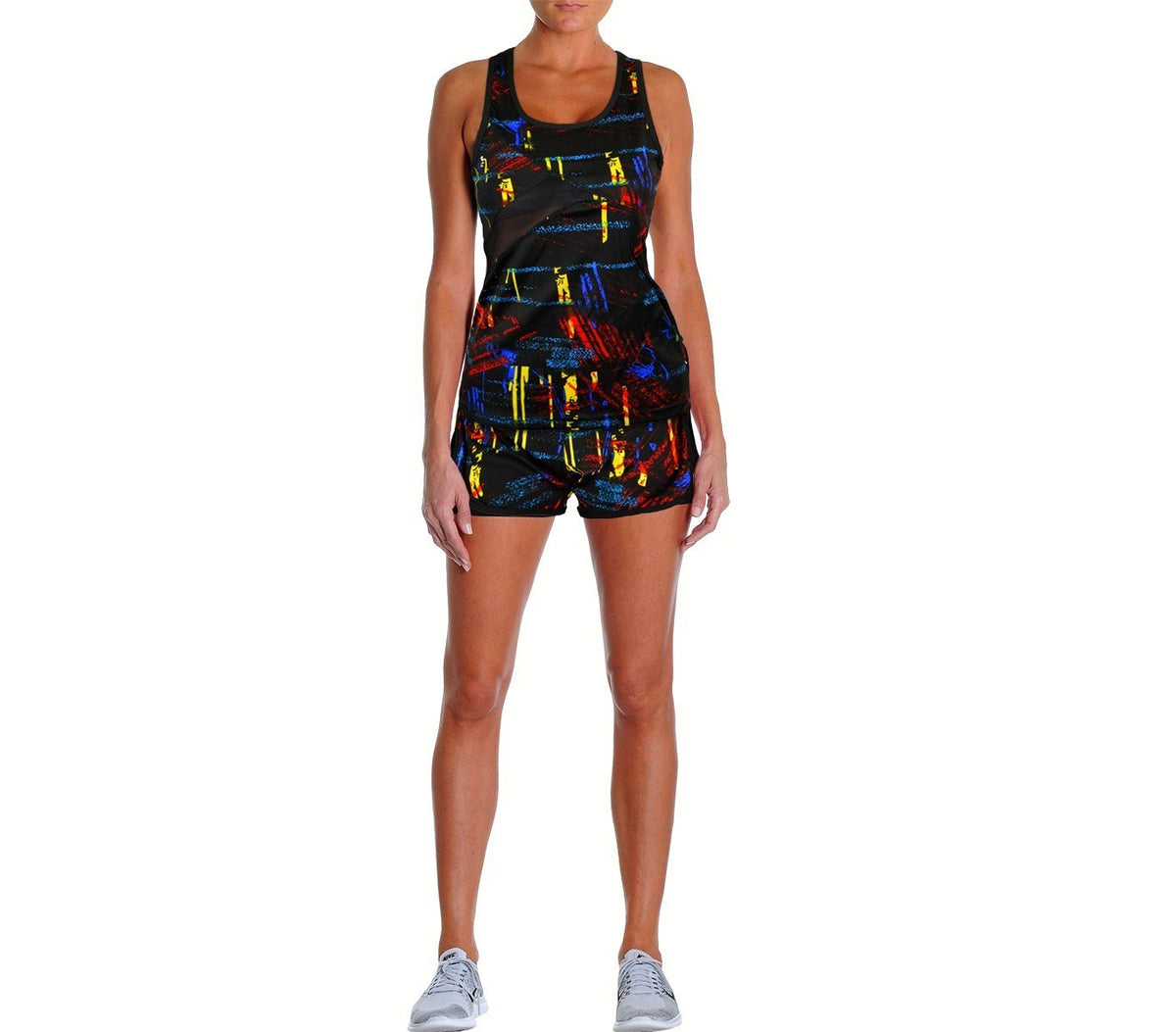 Ensemble de sport pour femme KENYA avec débardeur et short en tissu respirant