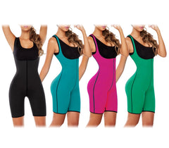 Salopette effet amincissant en short en différentes couleurs