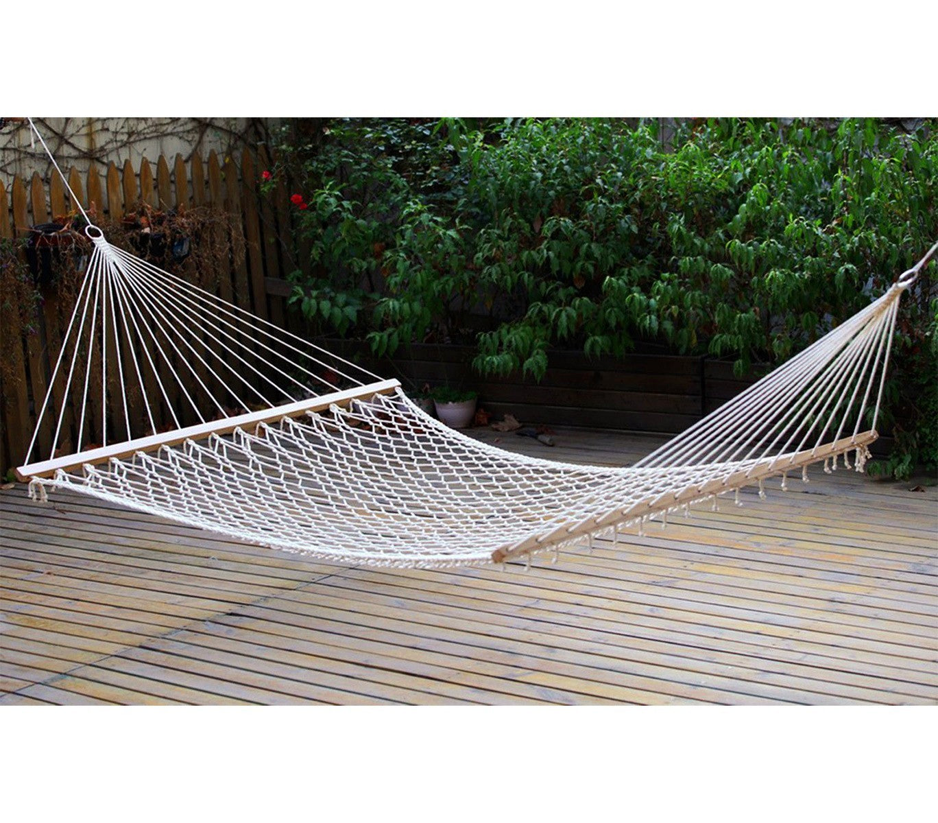Hamac de jardin 276853 en tissu tissé 200 x 80 cm