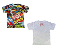 T-shirt enfant MARVEL COMICS 2200001985 perforé parcelle de 6 à 12 ans