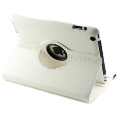 Housse compatible pour iPad en cuir synthétique 2-3-4 rotation de 360 degrés