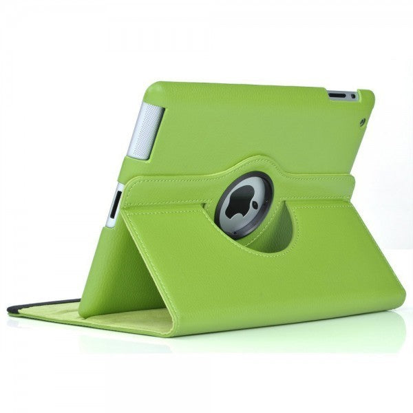 Housse compatible pour iPad en cuir synthétique 2-3-4 rotation de 360 degrés