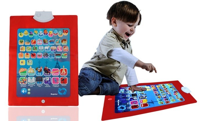 486185 Tapis d'apprentissage pour enfant lettres et chiffres en français