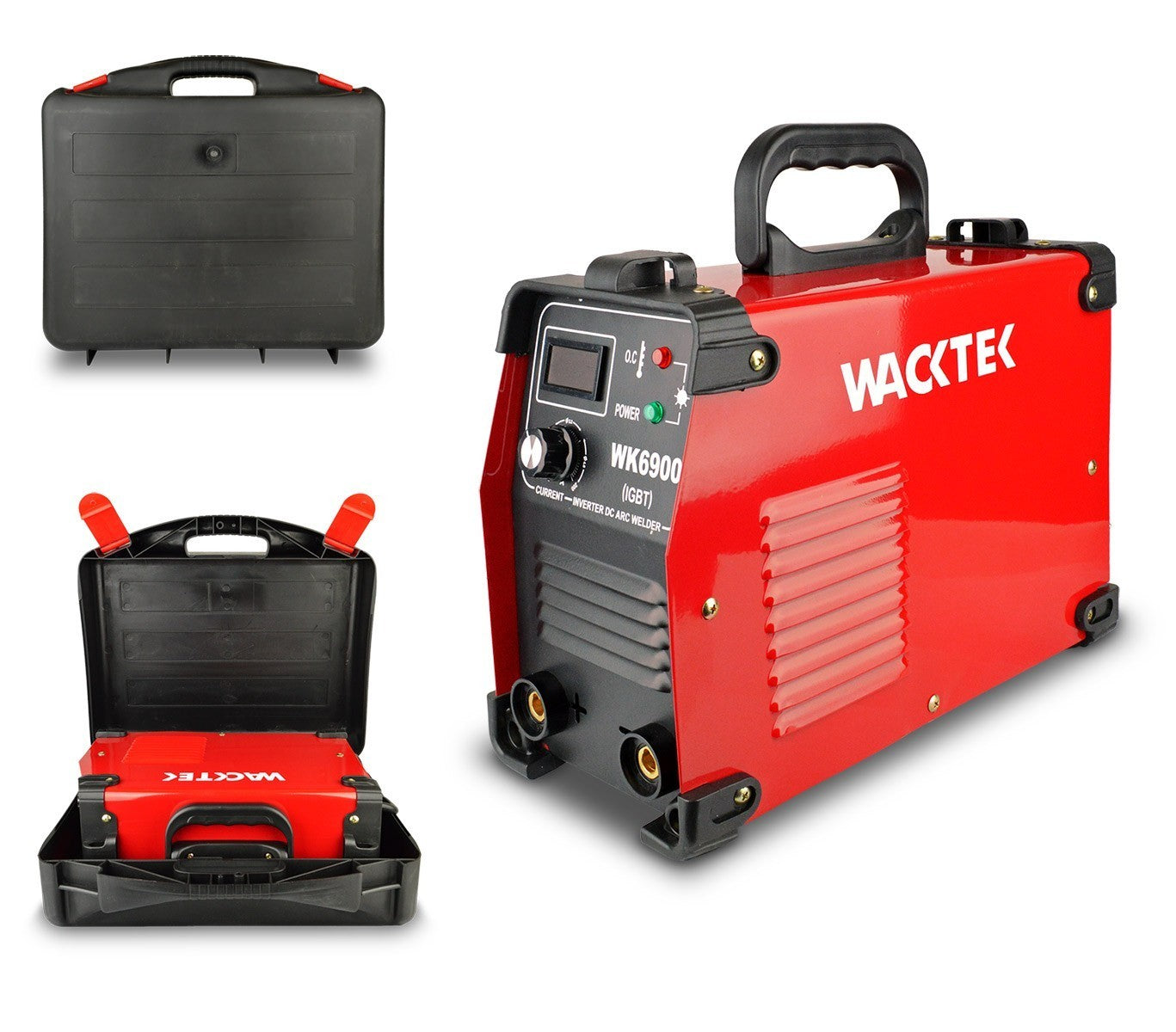 Soudeuse WACKTEK 200 A inverseur à électrode WK6900 compact avec mallette 