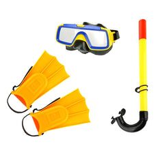 Kit masque tuba et palmes pour enfants CIKKECIAK 401079 en trois couleurs