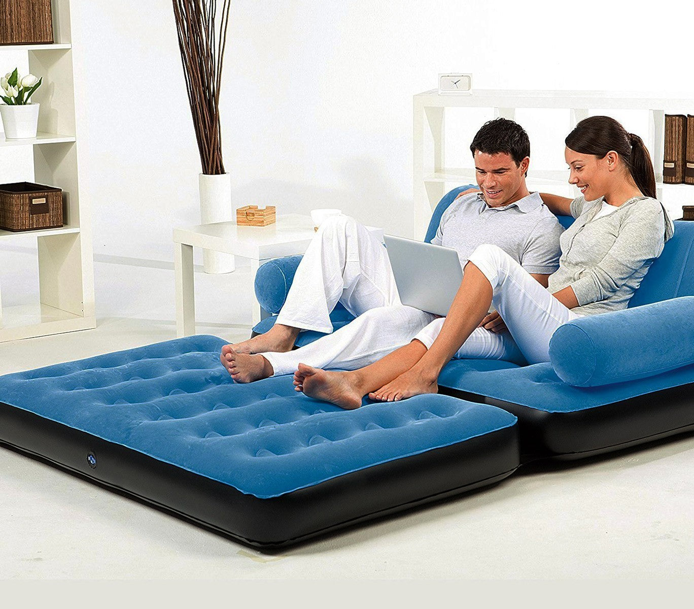 67356N Canapé gonflable de détente floqué 2 places BESTWAY 188x152x64cm