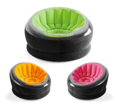 68582NP Fauteuil gonflable  relax Intex tissu imperméable à l'eau 112x109x69cm