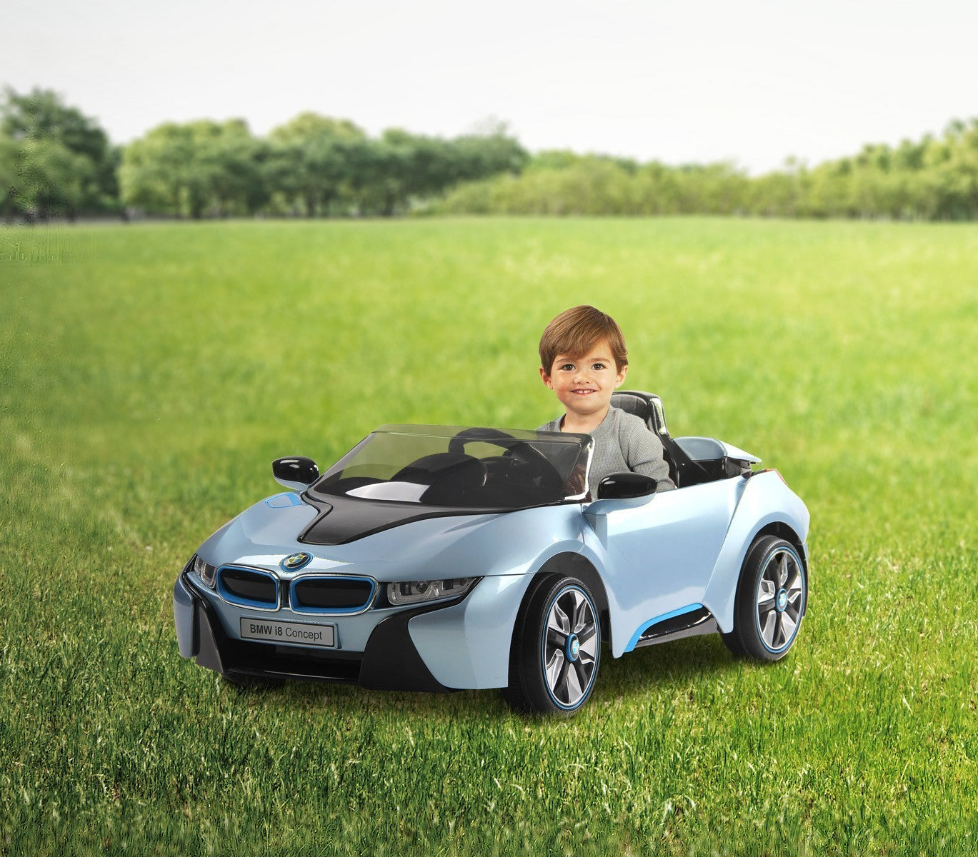  LT838 Voiture électrique pour enfants BMW monoplace i8 12V avec télécommande