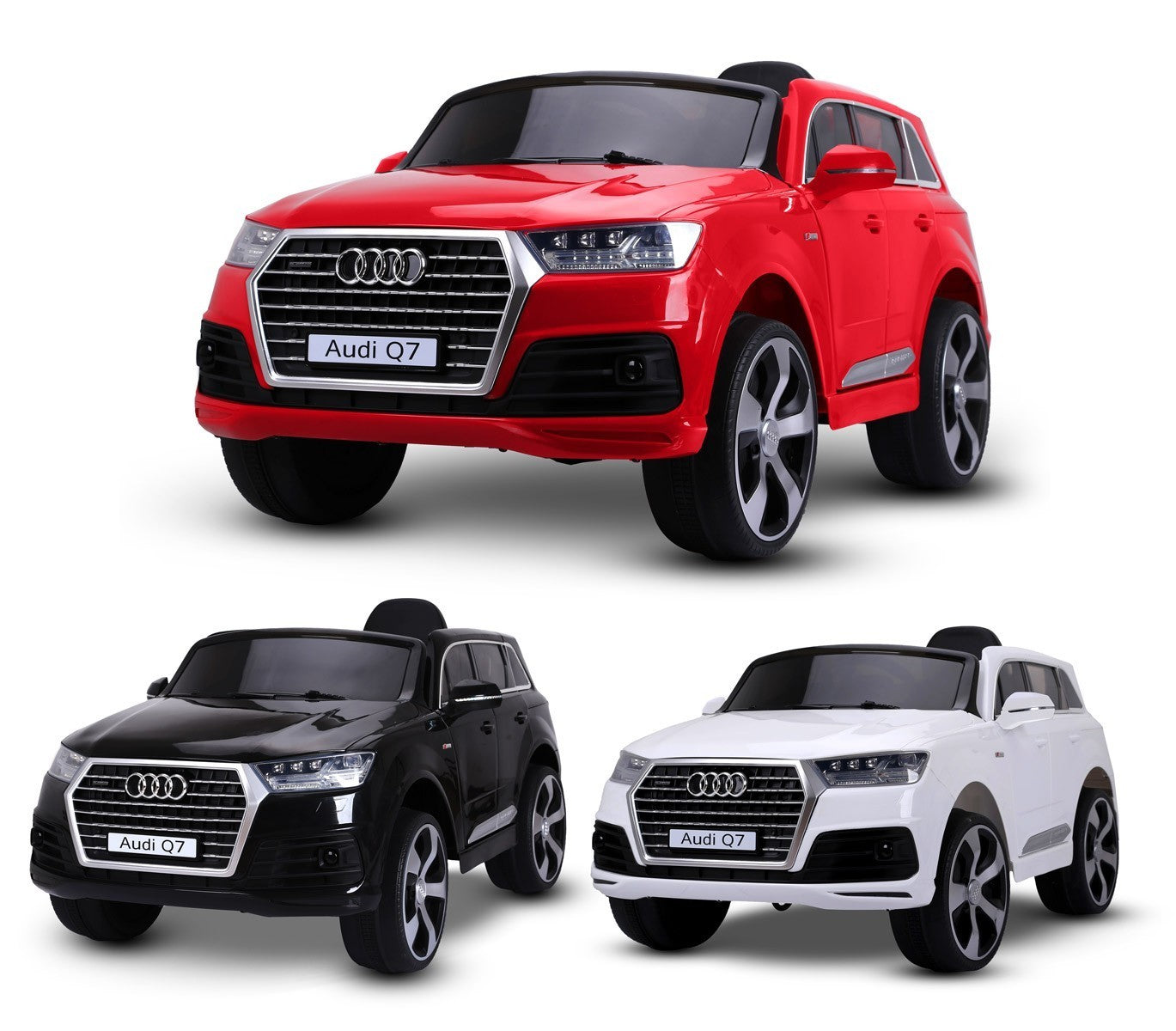 Voiture électrique LT 855 pour enfants AUDI Q7 monoplace 12V avec télécommande