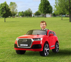Voiture électrique LT 855 pour enfants AUDI Q7 monoplace 12V avec télécommande