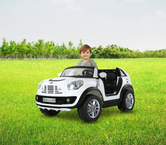 Voiture électrique LT839 pour enfants MINI COUNTRYMAN 2 places 12V
