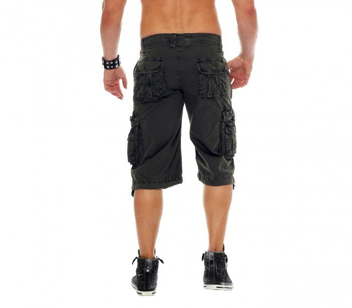 Bermuda pour homme 626 mod. JUNGLE multipoches tailles du 44 au 54 genoux