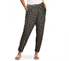 TG08-11 Pack de 3 pantalons sarouel pour femmes ass. FLOREAL fantaisie florale