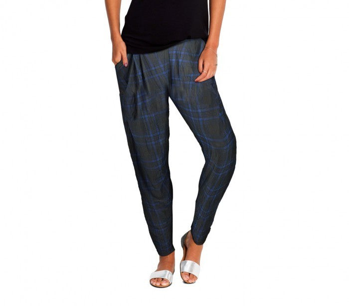 TG08-13 Pack de 3 pantalons sarouel pour femmes ass. STYLE carcan à carreaux