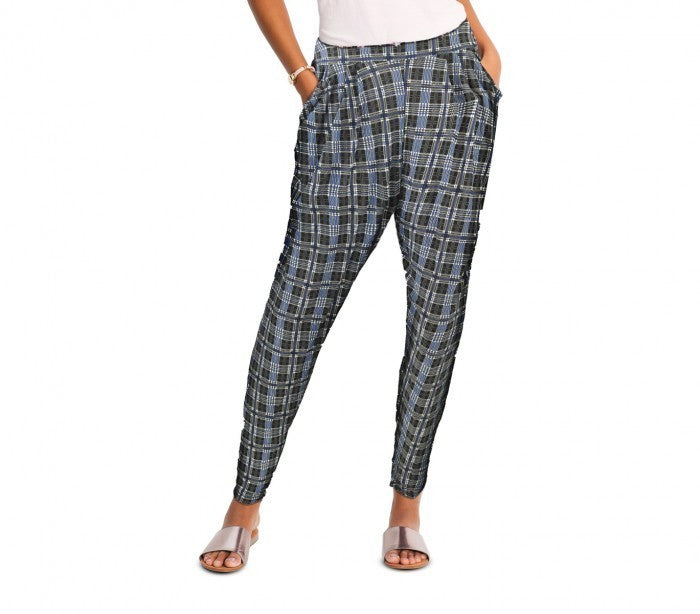 TG08-13 Pack de 3 pantalons sarouel pour femmes ass. STYLE carcan à carreaux