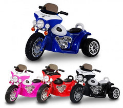 Moto électrique LT846 pour enfant POLICE 3 roues 6V sons et lumières réalistes