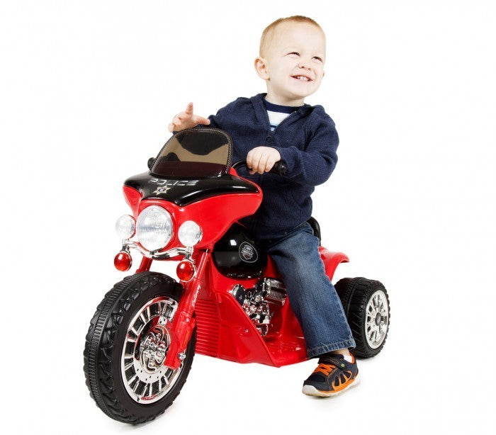 Moto électrique LT846 pour enfant POLICE 3 roues 6V sons et lumières réalistes