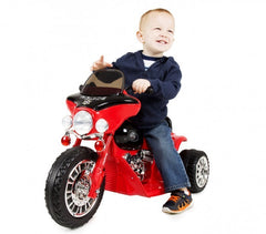 Moto électrique LT846 pour enfant POLICE 3 roues 6V sons et lumières réalistes