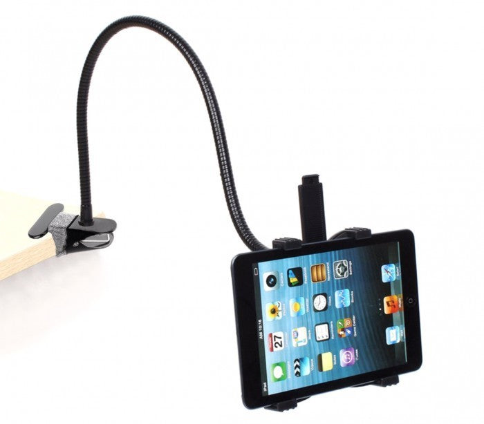 410108 Support universel métallique flexible pour tablette avec pince