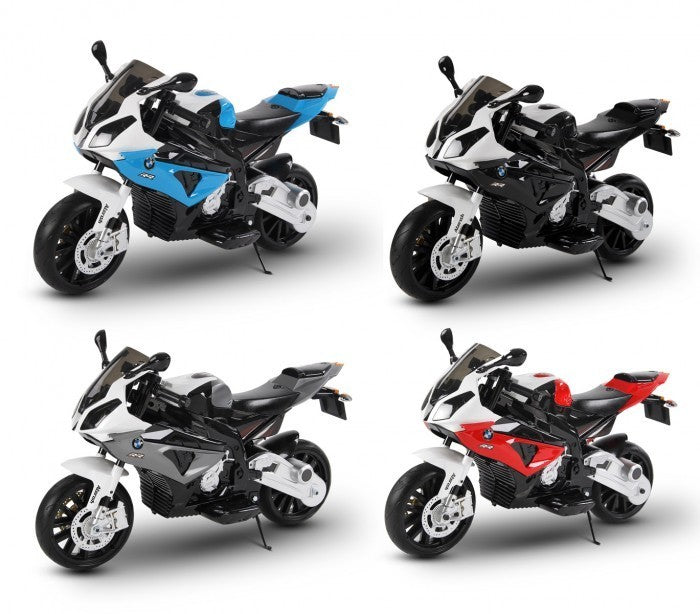 Moto électrique LT832 pour enfants BMW siège en cuir démarrage à clef