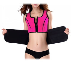 Débardeur sauna fitness avec zip effet minceur tailles du S au XXL