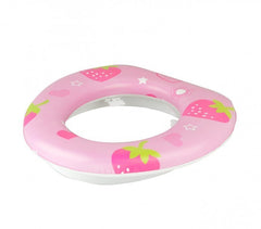 115868 Réducteur de toilettes enfants BABY WC SOFT rembourré et lavable 30x30 cm