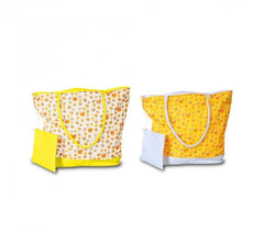 736025 Sac de plage trendy modèle SMILE 50 x 38 x 18 cm avec pochette incluse