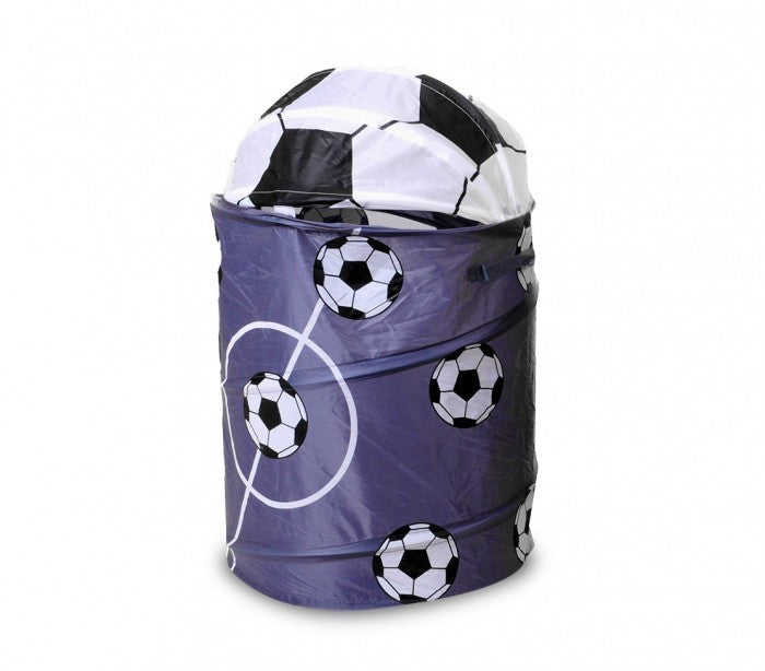 748235 Corbeille à jouet ou panier à linge pliant cadre métallique 63 x 37cm