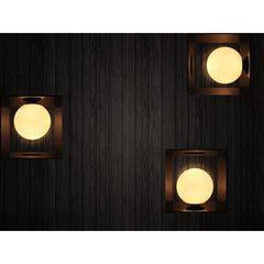 Table - Lampe design - Carré acrylique lucide