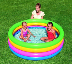 51117 - Piscine gonflable - arc en ciel - Bestway 4 anneaux 157 x 46 cm