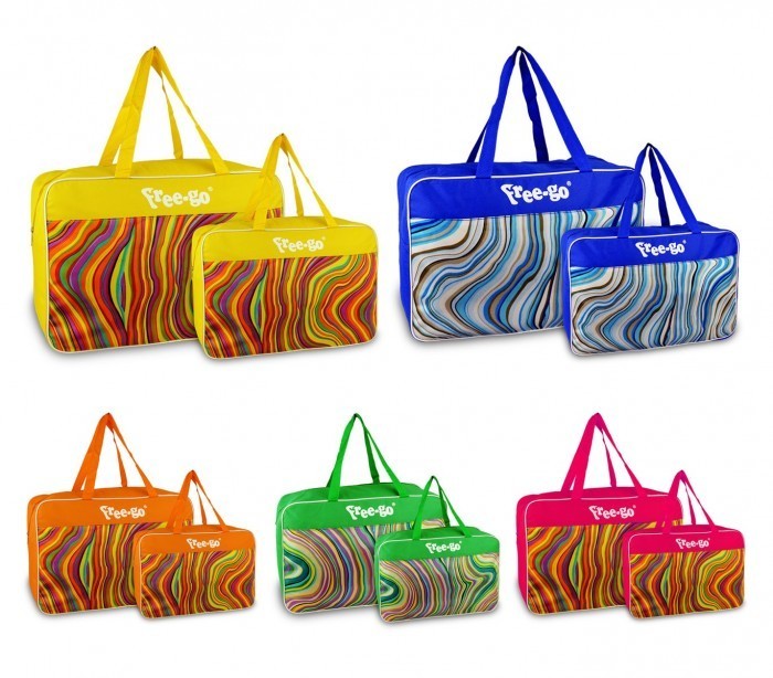 375815 Double sac isotherme Free-Go modèle Summer Wave double poignée