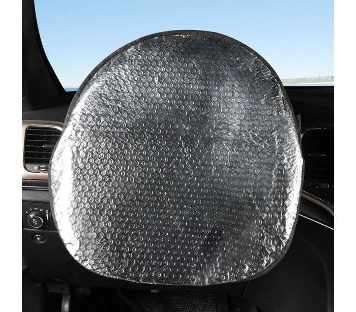 055878 Couvre-volant pare-soleil en aluminium pour la voiture 49 x 44.5 cm