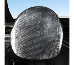 055878 Couvre-volant pare-soleil en aluminium pour la voiture 49 x 44.5 cm
