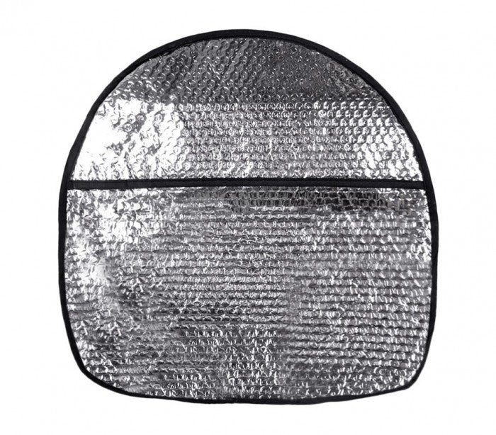 055878 Couvre-volant pare-soleil en aluminium pour la voiture 49 x 44.5 cm