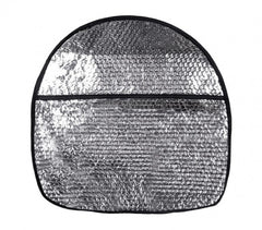 055878 Couvre-volant pare-soleil en aluminium pour la voiture 49 x 44.5 cm