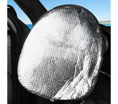 055878 Couvre-volant pare-soleil en aluminium pour la voiture 49 x 44.5 cm