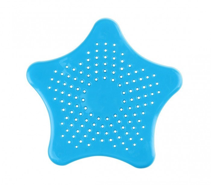 17846 Filtre ventouse recueille saleté et cheveux pour douches et éviers 15x15cm