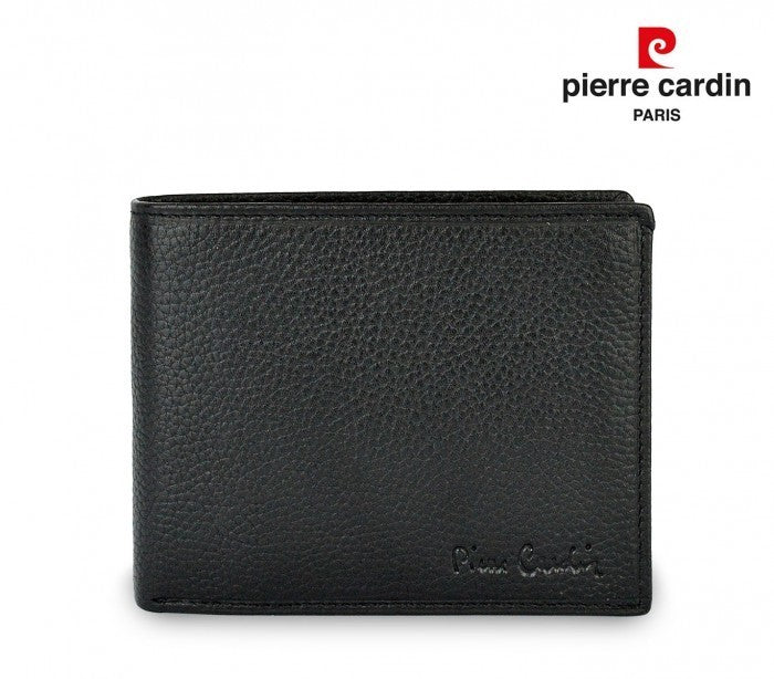 8806 LUKAS03 Coffret ceinture et portefeuille homme en vrai cuir PIERRE CARDIN
