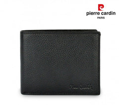 8806 LUKAS03 Coffret ceinture et portefeuille homme en vrai cuir PIERRE CARDIN