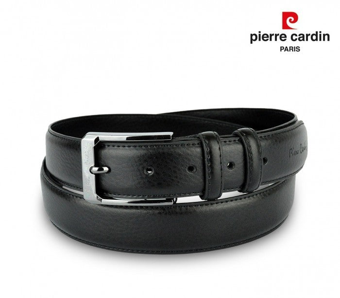 8806 LUKAS03 Coffret ceinture et portefeuille homme en vrai cuir PIERRE CARDIN