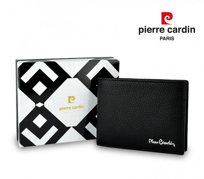 8805 TILAK11 portefeuille homme avec porte monnaie cuir véritable PIERRE CARDIN