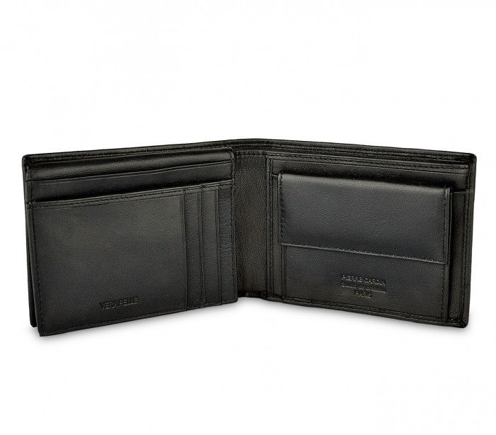 8866 TILAK08 portefeuille homme avec porte monnaie cuir véritable PIERRE CARDIN