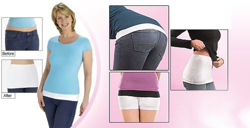 Gaine pour femme Trendy pour agrandir le t-shirt ou couvrir le ventre