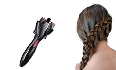 Brosse à cheveux rotative pour tresses twist torchon électrique à batterie