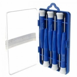 Coffret de 6 tournevis de précision cruciformes pour réparation des appareils 