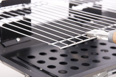Barbecue de table à charbon deux grilles 43x25 cm mod KALBARRI de BBQ COLLECTION